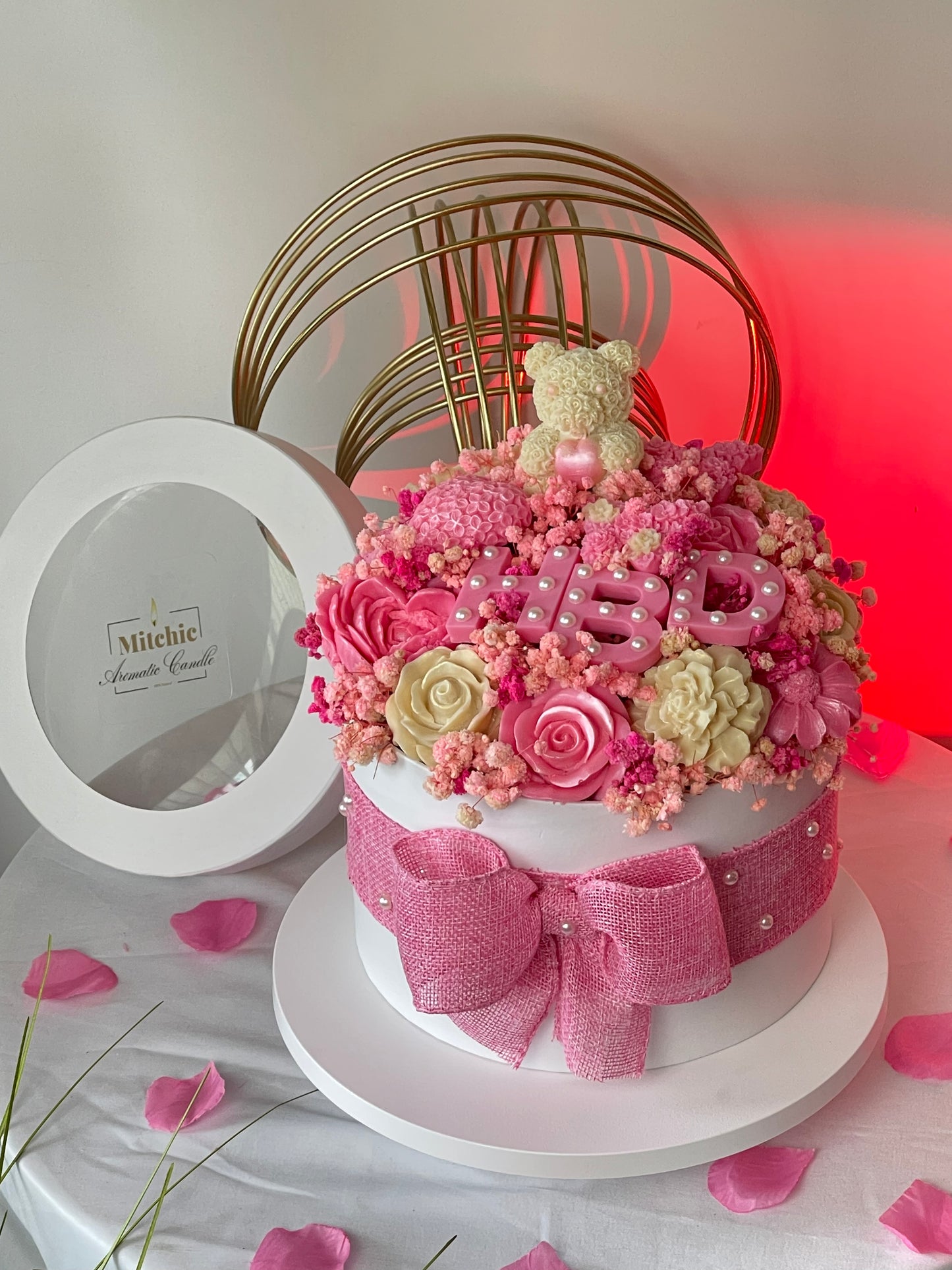 The Blush Bear Birthday Bloom