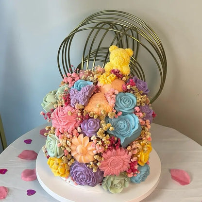 Multi-Color Wax Fragrance Sculpture