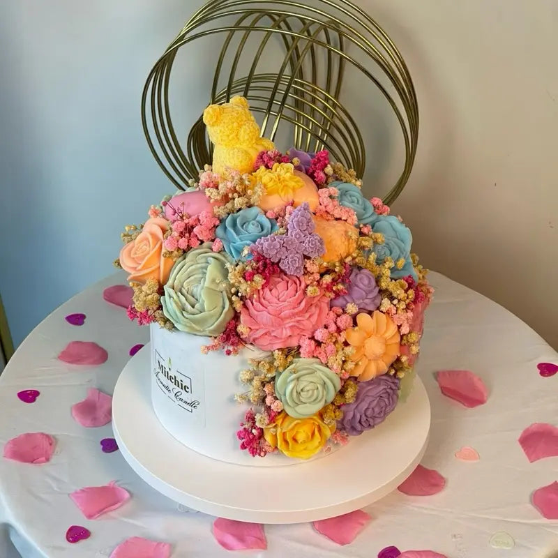 Multi-Color Wax Fragrance Sculpture