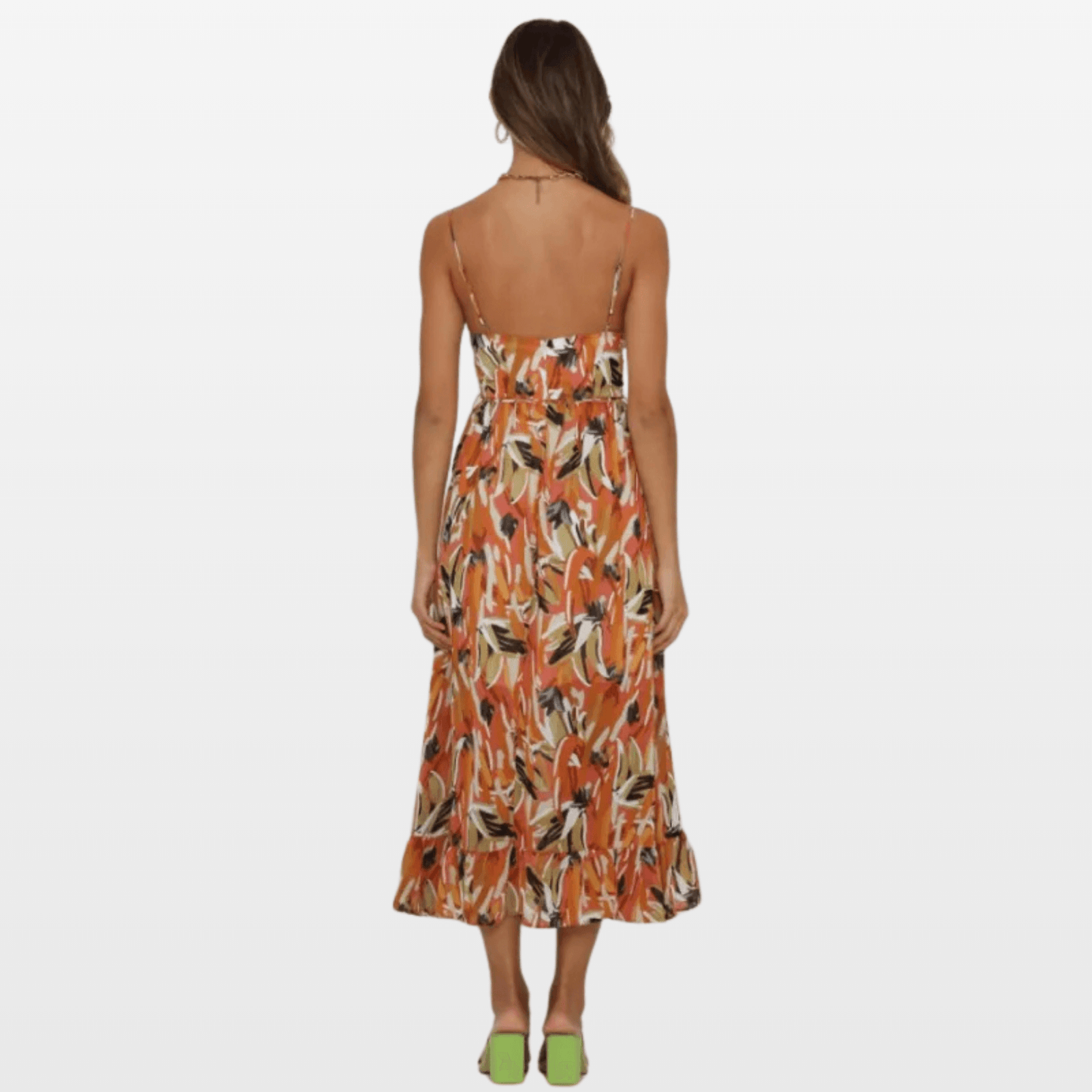 Women's Off Shoulder Boho Sling Dress - Mitchic