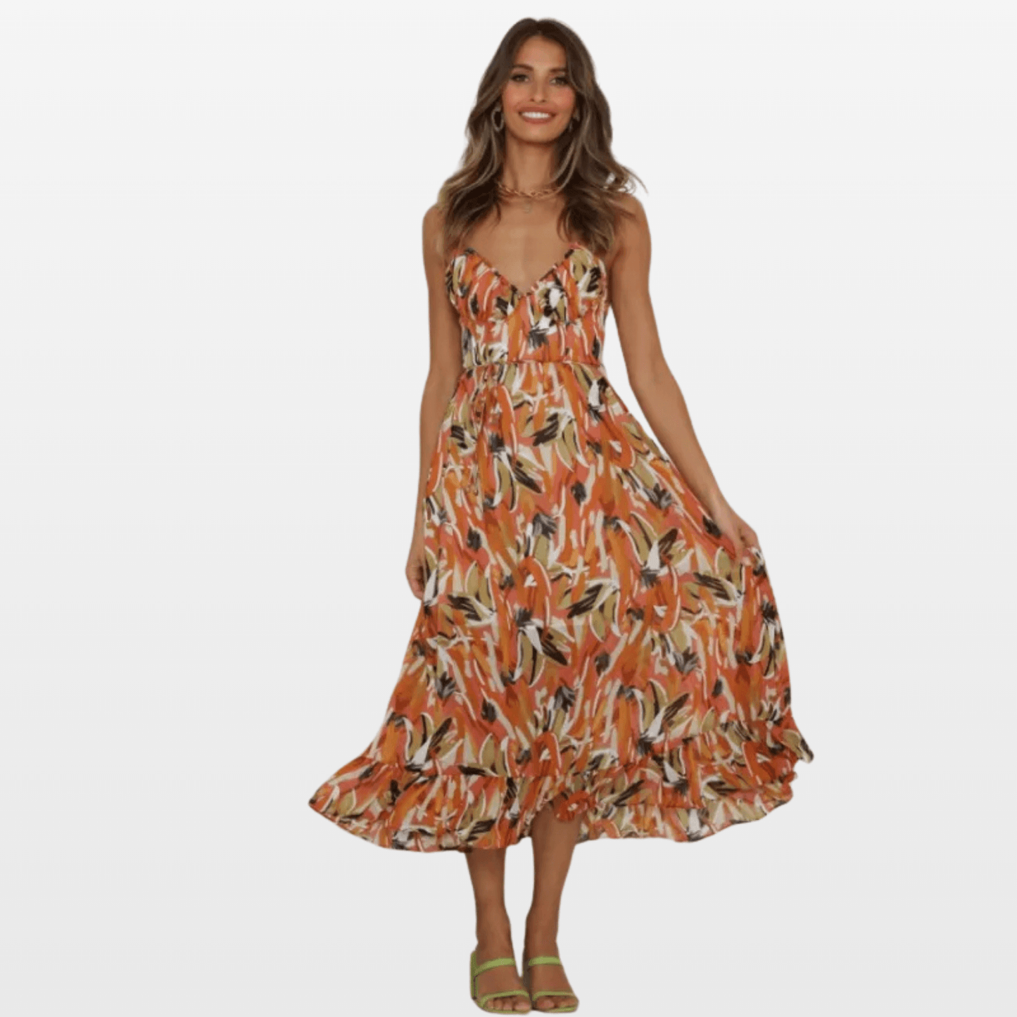 Women's Off Shoulder Boho Sling Dress - Mitchic